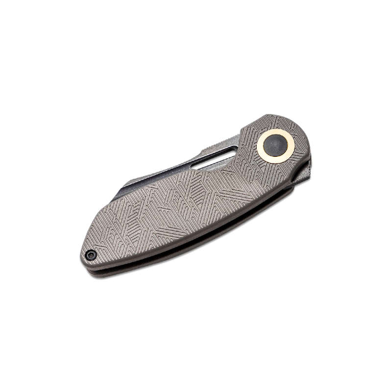 Kizer KI3569A2 October Grey Titanium Handle