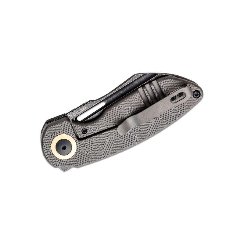 Kizer KI3569A2 October Grey Titanium Handle