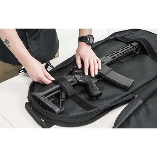 UTG Sporting Type 34' Alpha Battle Carrier Rapid Deployment Pack Black - PVC-PSP34B