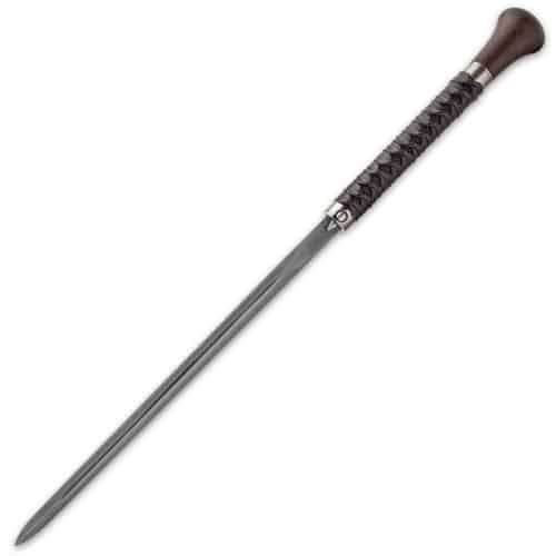United Cutlery UC3473 Shikoto Shinshi Sword Cane Brown Damascus