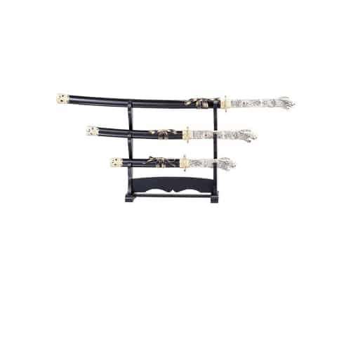 C-003/4 Samurai Sword Set  42" Overall, 3-Piece Set