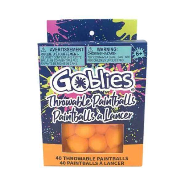 GOBLIES THROWABLE PAINTBALLS ORANGE - 40CT
