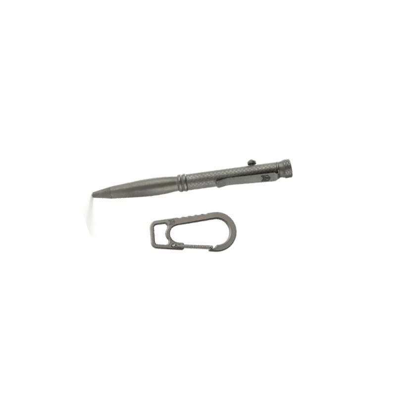BESTECH BM16A Scribe Titanium Pen with Carabiner Grey