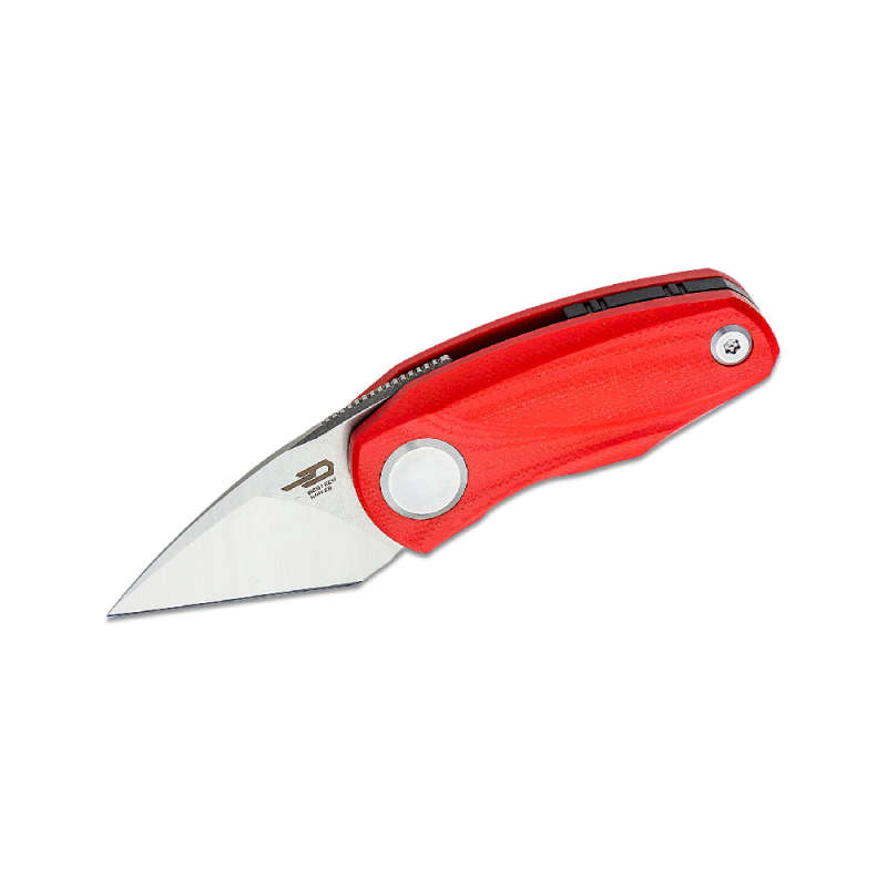 BESTECH BG38B Tulip Front Flipper Knife, Red G10