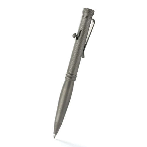 BESTECH BM16A Scribe Titanium Pen with Carabiner Grey