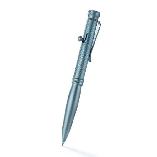 BESTECH Scribe Titanium Pen with Carabiner Blue - BM16B