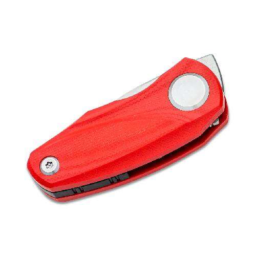 BESTECH BG38B Tulip Front Flipper Knife, Red G10