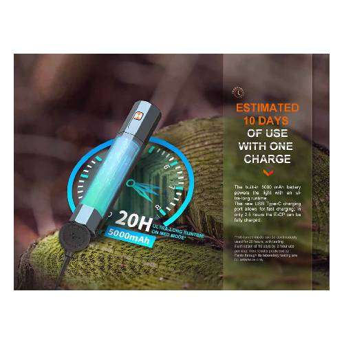 Fenix E-CP LED Flashlight (Black)