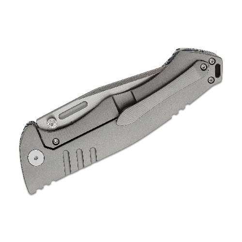 BESTECH Keen II Black and White Damascus Folding Knife - BT2301C