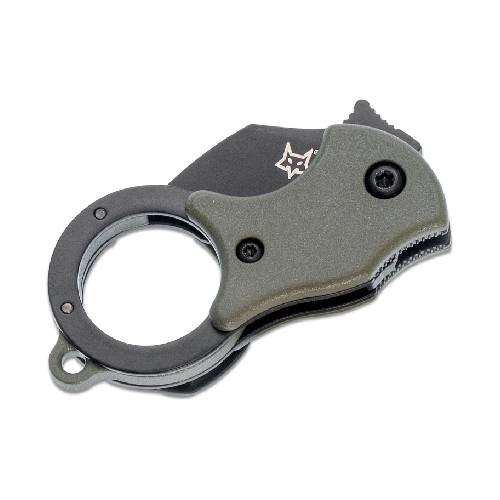 FX-536 ODB FOX MINI-TA FOLDING KNIFE, STAINLESS STEEL 1.4116,OD GREEN
