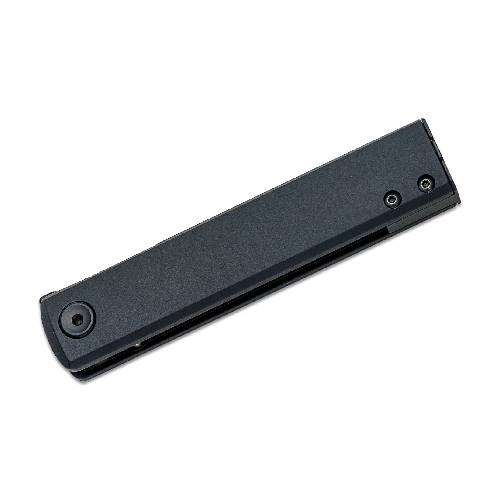 FX-543 ALB FOX Chnops Folding Knife Stainless Steel Becut Top Shield Blade, Aluminium Black Handle