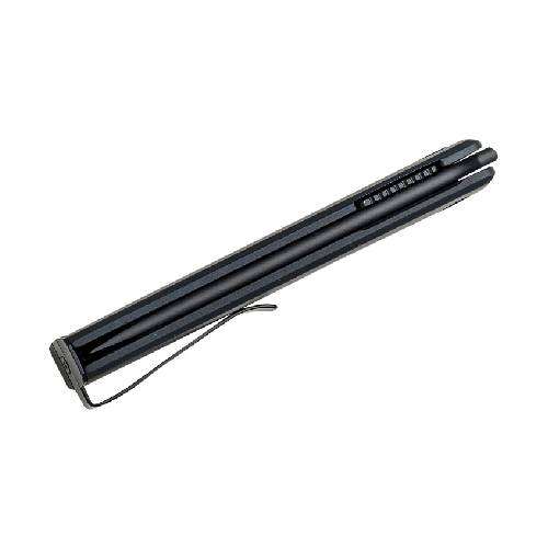FX-543 ALB FOX Chnops Folding Knife Stainless Steel Becut Top Shield Blade, Aluminium Black Handle