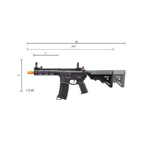 Lancer Tactical LT-32BAP7-G3 GEN3 7 Inch Black-purple Airsoft Rifle