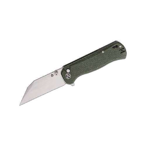 QSP QS149-B1 Swordfish Button Lock 14C28N Stonewashed Green Micarta