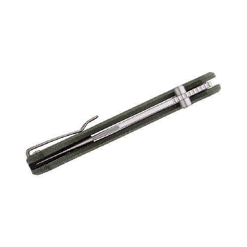 QSP QS149-B1 Swordfish Button Lock 14C28N Stonewashed Green Micarta