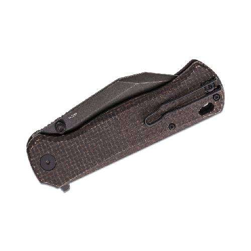QSP QS149-C2 SWORDFISH-BUTTON LOCK 14C28N BLACK STONEWASHED DARK BROWN MICARTA