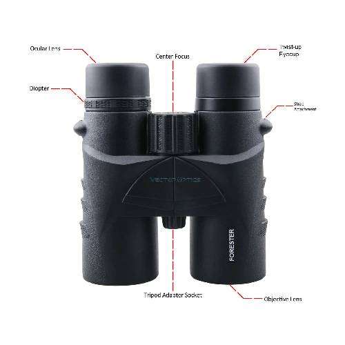 Vector Optics Forester 10x42 Prism Binocular Scbo-02