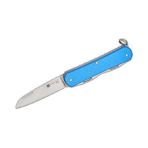 FOX Vulpis N690 Polish Blade Aluminium Sky Blue Handle - FX-VP130-F4 SB