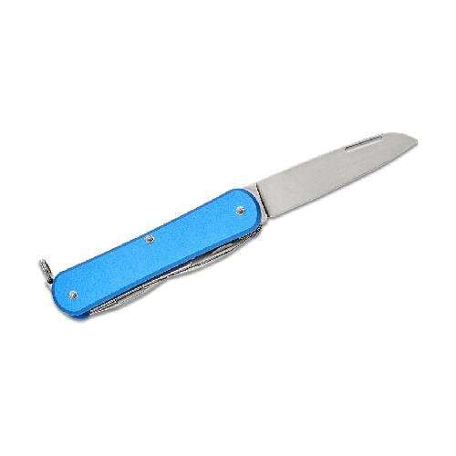 FOX Vulpis N690 Polish Blade Aluminium Sky Blue Handle - FX-VP130-F4 SB