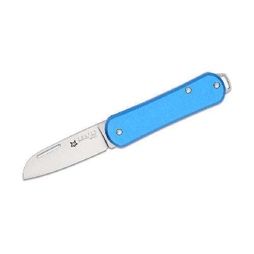 FOX Vulpis N690 Polish Blade Aluminium Sky Blue Handle - FX-VP108 SB