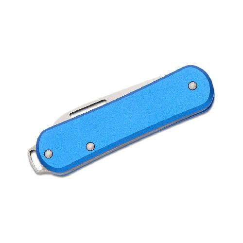 FOX Vulpis N690 Polish Blade Aluminium Sky Blue Handle - FX-VP108 SB