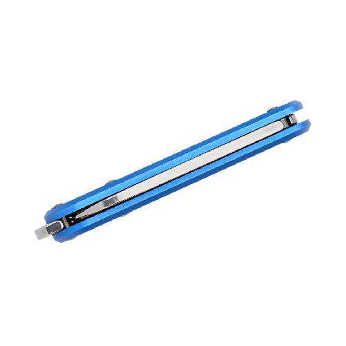 FOX Vulpis N690 Polish Blade Aluminium Sky Blue Handle - FX-VP108 SB