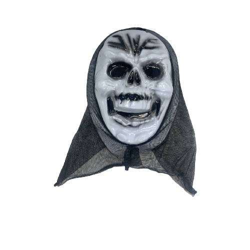 WHITE SKULL WITH VEIL