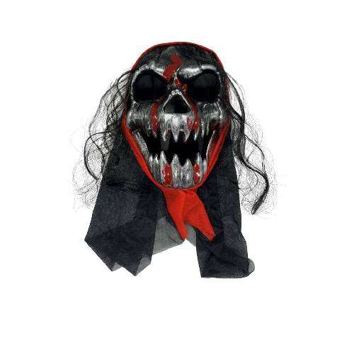 IRON SKULL WITH VEIL