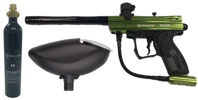 Tippmann Spyder Victor Paintball Marker 0.68cal - Lime Combo