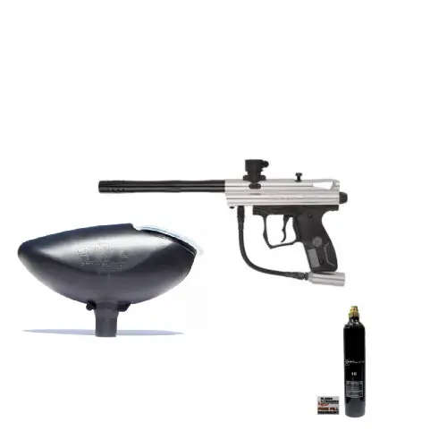 Tippmann Spyder Victor Paintball Marker 0.68cal - Silver Combo