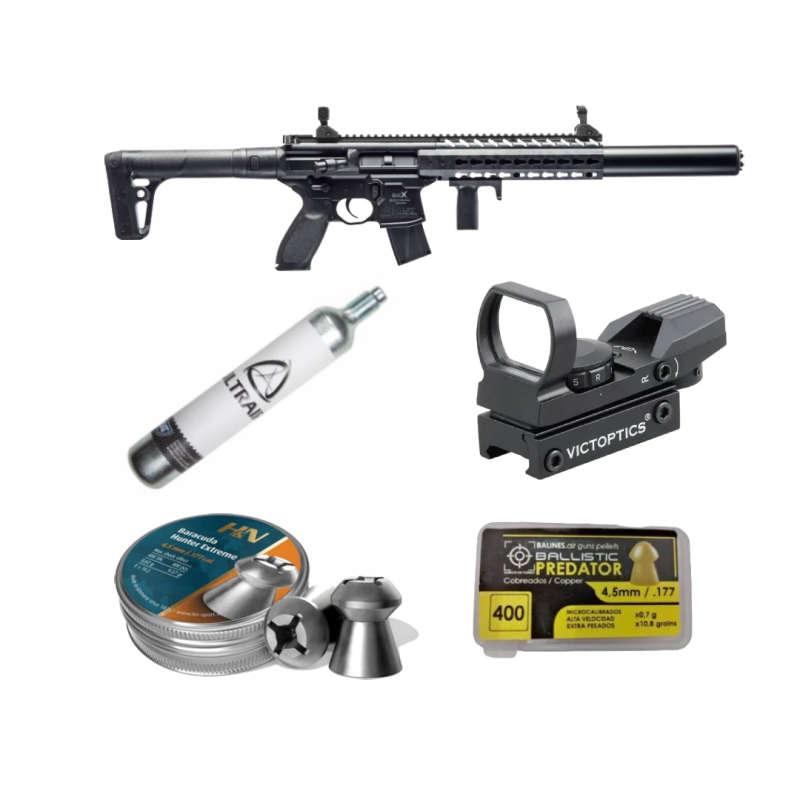 SIG SAUER MCX .177 30RD AIR RIFLE 4.5MM BLACK COMBO
