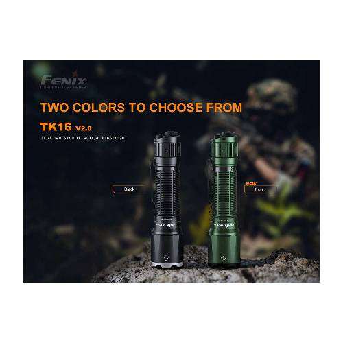 Fenix TK16 V2.0 LED Flashlight (Tropic Green)
