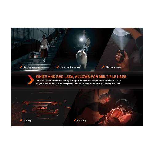 Fenix E03R V2.0 LED Flashlight (Nebula)