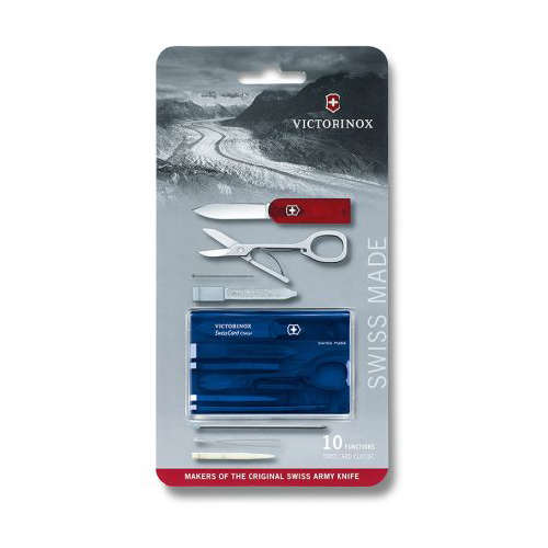 Victorinox Swisscard Black Transparent Blister - V0.7133.T3B1