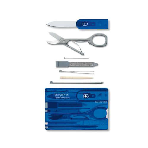 Victorinox Swisscard Black Transparent Blister - V0.7133.T3B1
