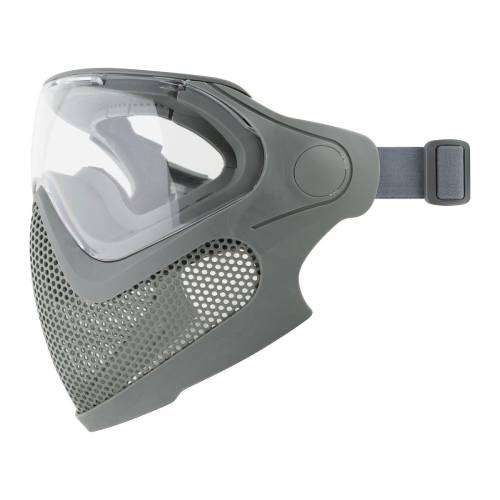 6MM PROSHOP PILOT MASK GREY WITH FAST JUMP HELMET COMBO