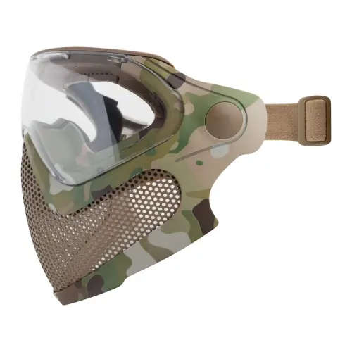 6MM Proshop Pilot Mask Multicam With Fastjump Helmet Combo