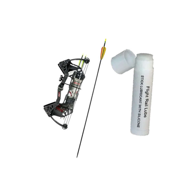 Man Kung 25lbs Compound Bow Set/ Black - Mk-cbk1-bk