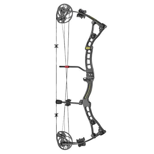 EK Axis 2.5 Riser Compound Bow 30-70LBS Black Left Hand- CO-039LBP