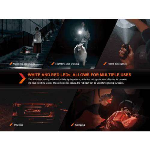 Fenix E03R V2.0 LED Flashlight (Blue)