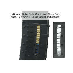 UTGRBT-AM30 AR15 30 ROUND WINDOWED POLYMER MAGAZINE