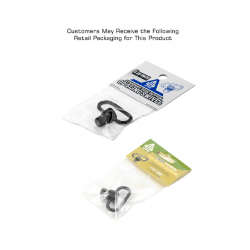 UTG STANDARD DUTY PUSH BUTTON QD SLING SWIVEL 1.25 LOOP - TL-QDSW08B