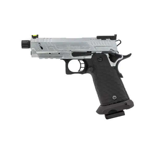 NUPROL VORSK CS Hi-Capa Vengeance Compact Black/Silver 6mm Airsoft Pistol - VGP-02-CS-06