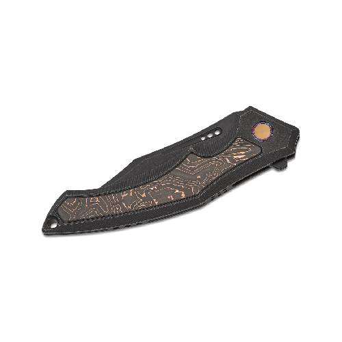 WE Orpheus Black Titanium Integral Handle with Copper Foil - WE23009-3
