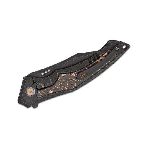 WE Orpheus Black Titanium Integral Handle with Copper Foil - WE23009-3