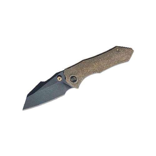 We high fin brown titanium handle blk stonewash WE22005-2
