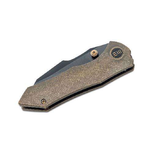 We high fin brown titanium handle blk stonewash WE22005-2