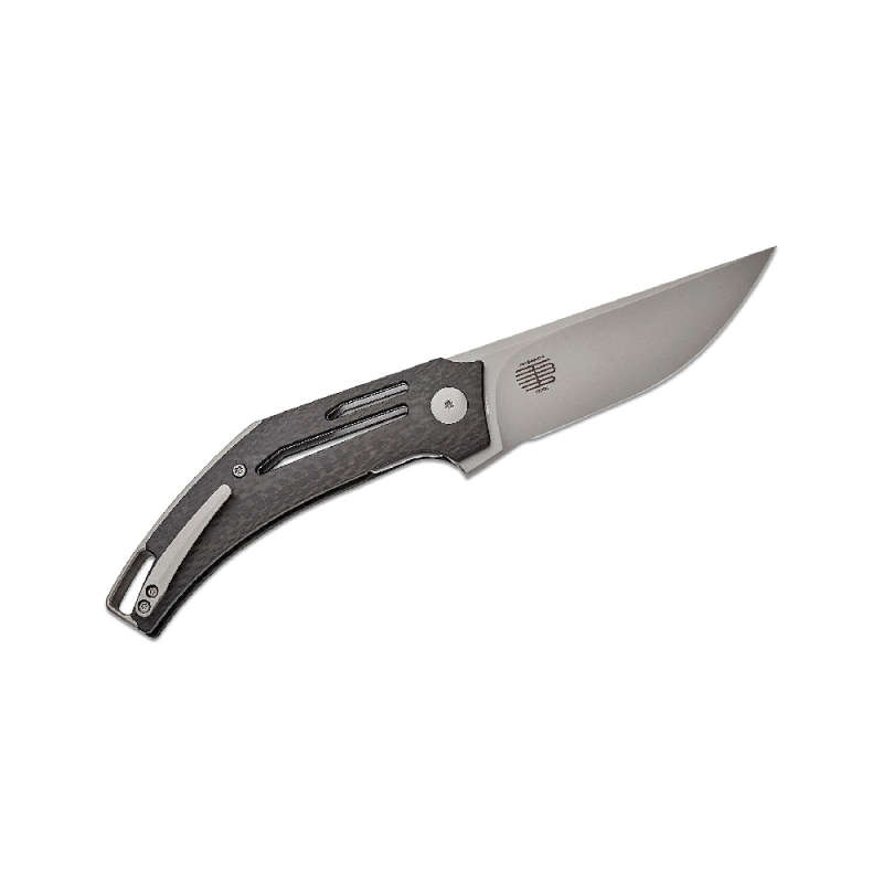 WE Speedliner Twill Carbon Fiber Handle Silver Bead - WE22045B-1