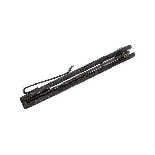 WE Limited Button Lock Kitefin Black Titanium Handle - WE19002N-1