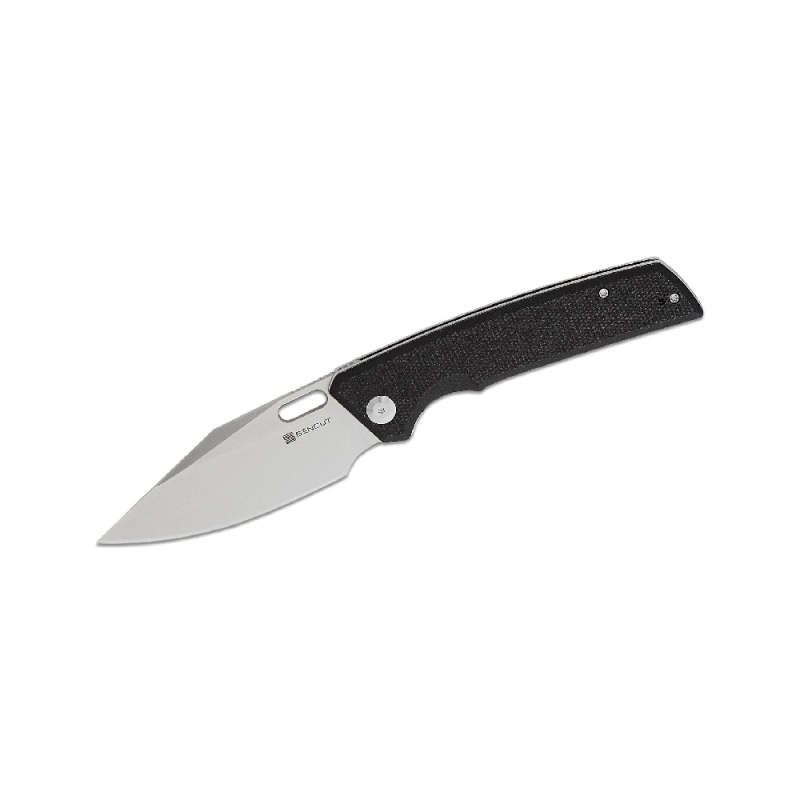 SENCUT-GLIDESTRIKE BLK CANVAS MICARTA HANDLE SATIN FINISH - S23018-4